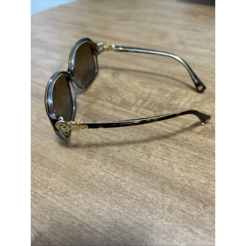 Coach HC8009‎ (L020 Frances) 5049/T5 Sunglasses Tortoise Square Frames Only